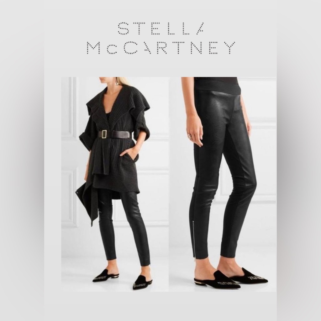 Stealstella Mccartney Darrell-Skin Free Skin Leggings Black/Size 2/34 Italian